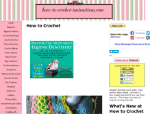 Tablet Screenshot of how-to-crochet-instructions.com